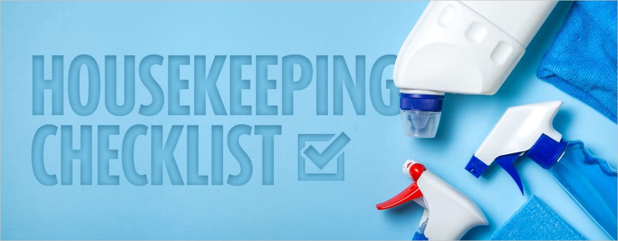 housekeeping checklistml