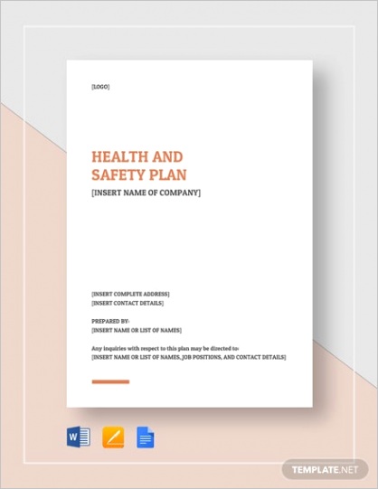 health and safety action plan