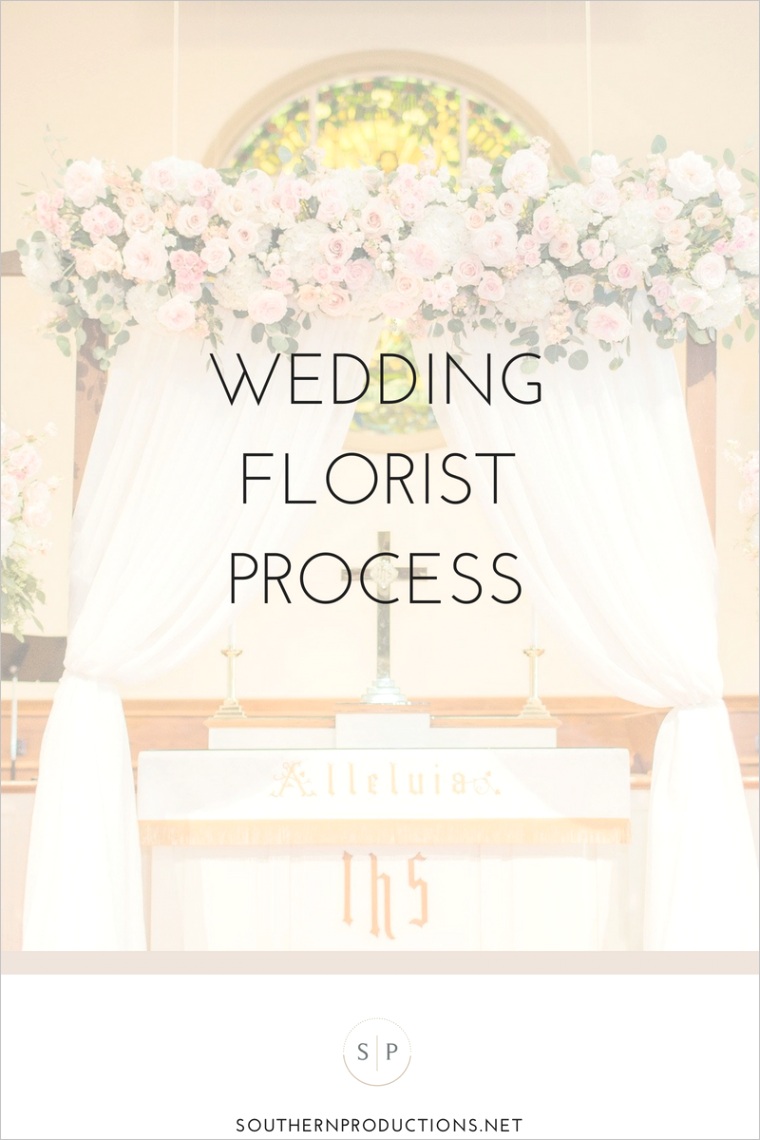 wedding florist process