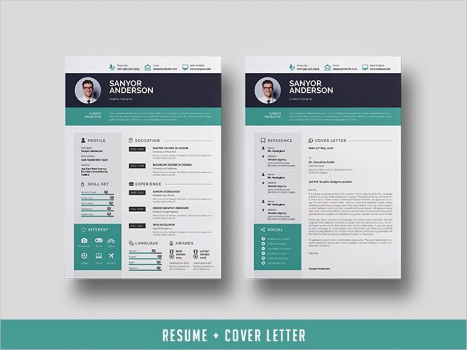 Free Infographic Resume Template Cover Letter