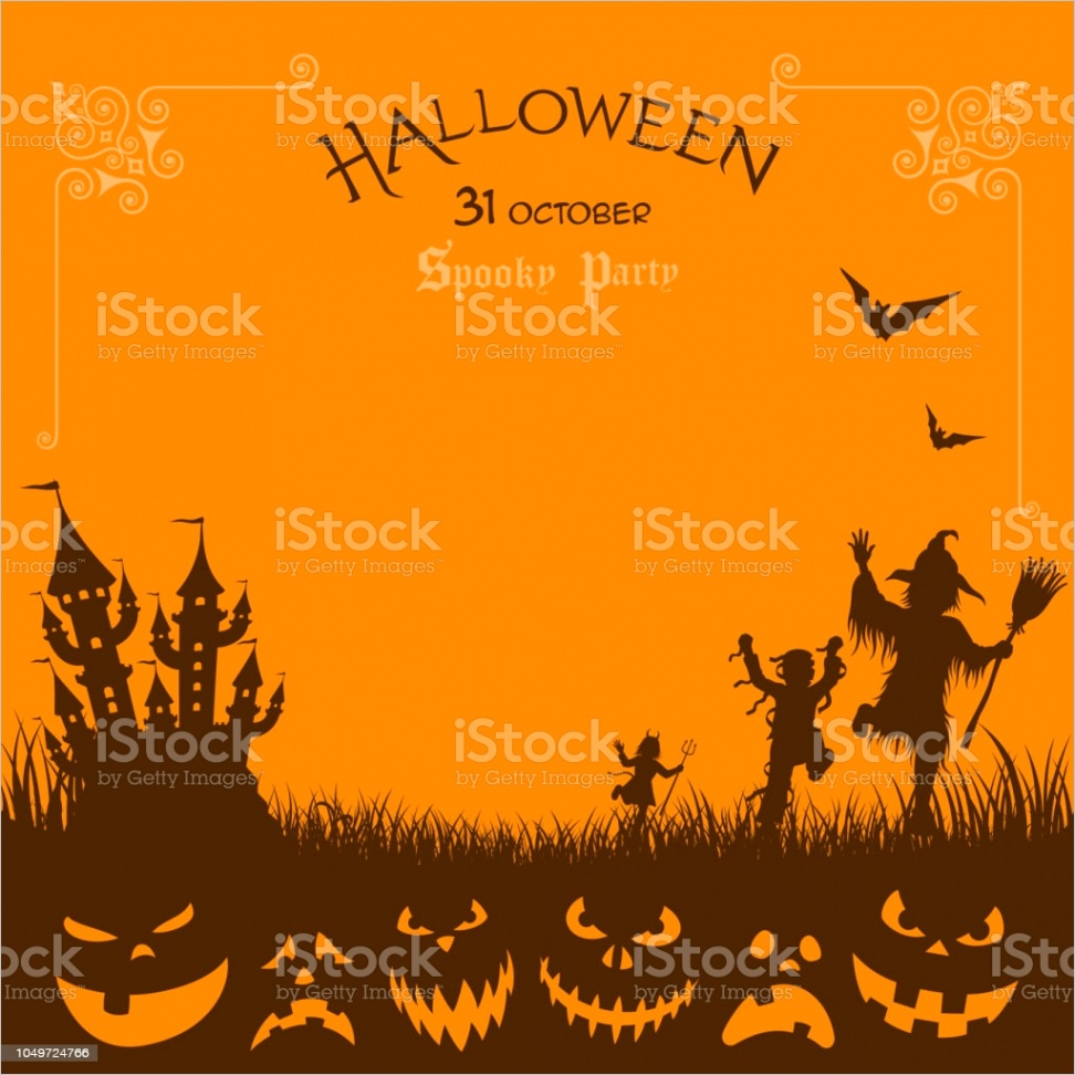 halloween party invitation template gm