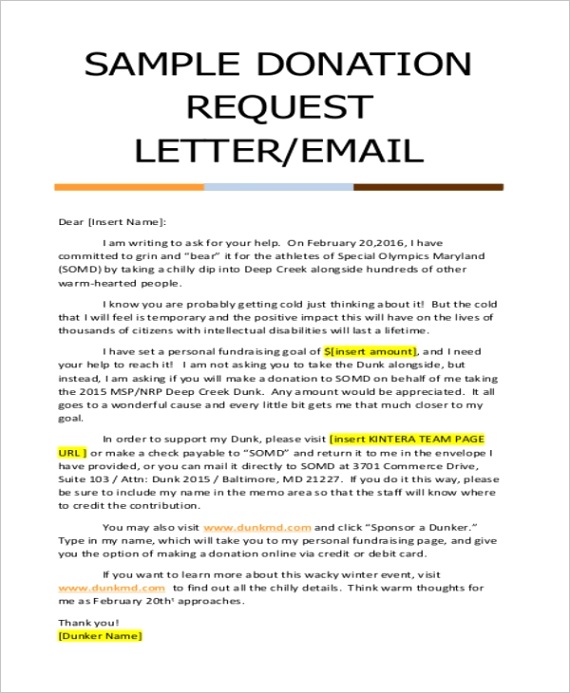 donation letter sampleml