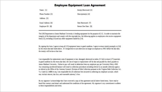 employee loan agreementml
