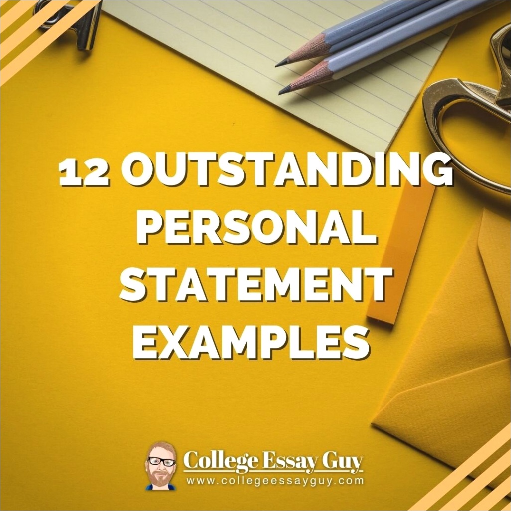 What is an example of a good personal statement
