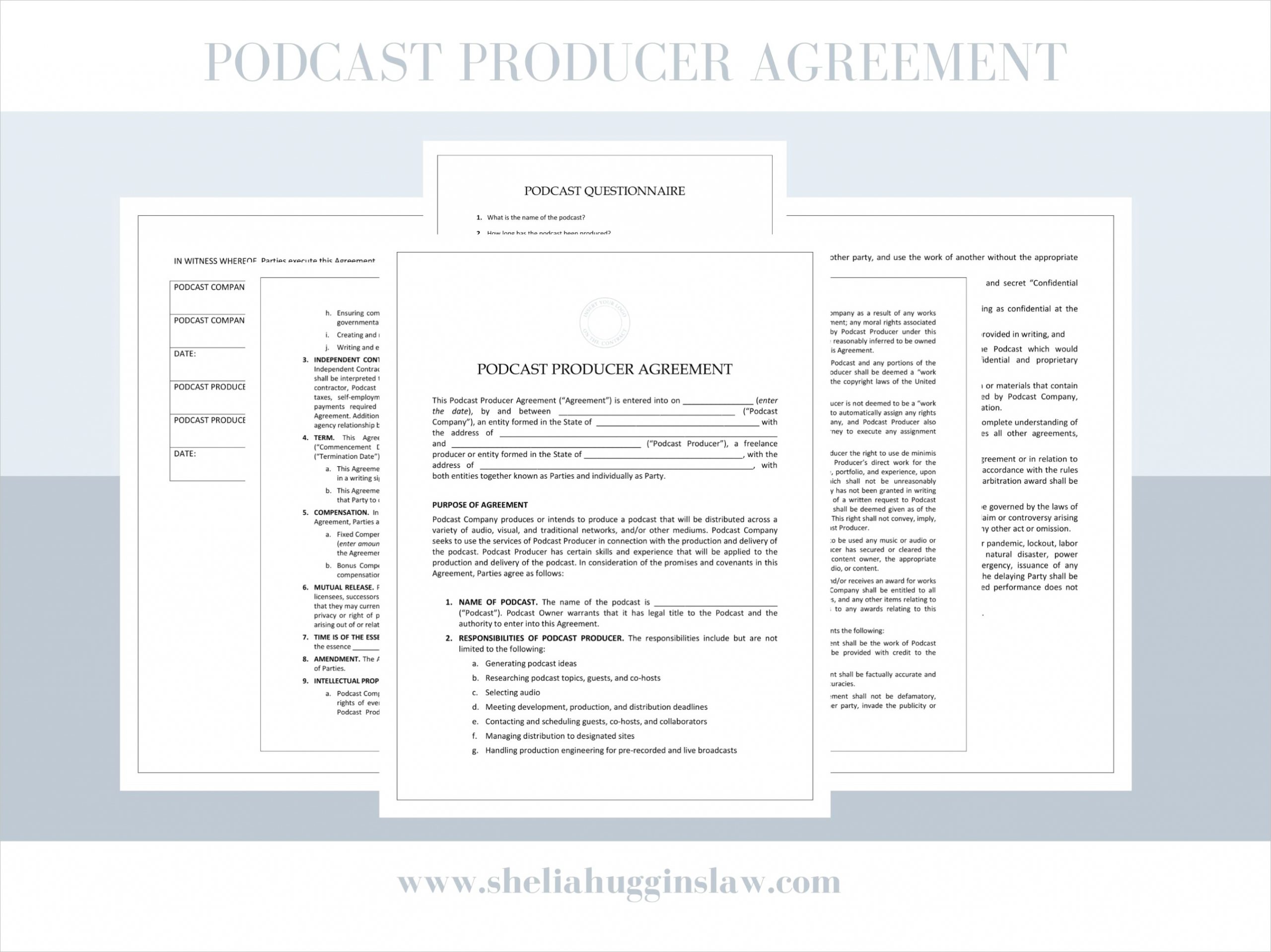 podcast producer agreement digital