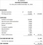 Simple Personal Financial Statement Template