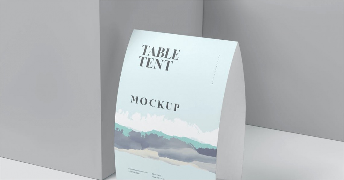 table tent card mockups NZYDVRR