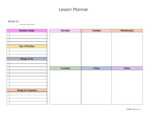 The blank lesson plan template provides sufficient space for the users to fill out the details of the t. Free Lesson Plan Template Word Editable Pdf Image Excel