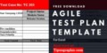 Agile Software Development Plan Template