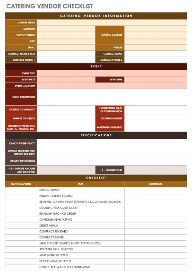 free event planning templates