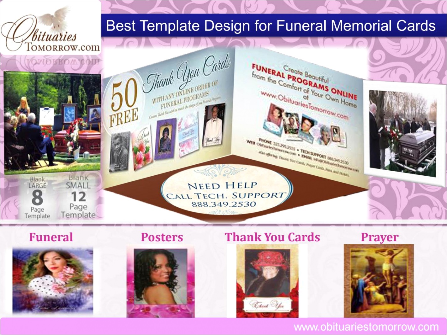 best template design for funeral me