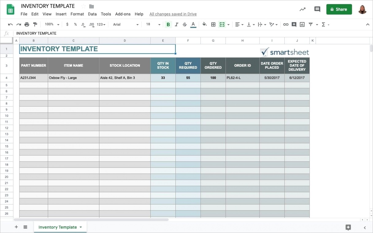 top 5 free google sheets inventory templates