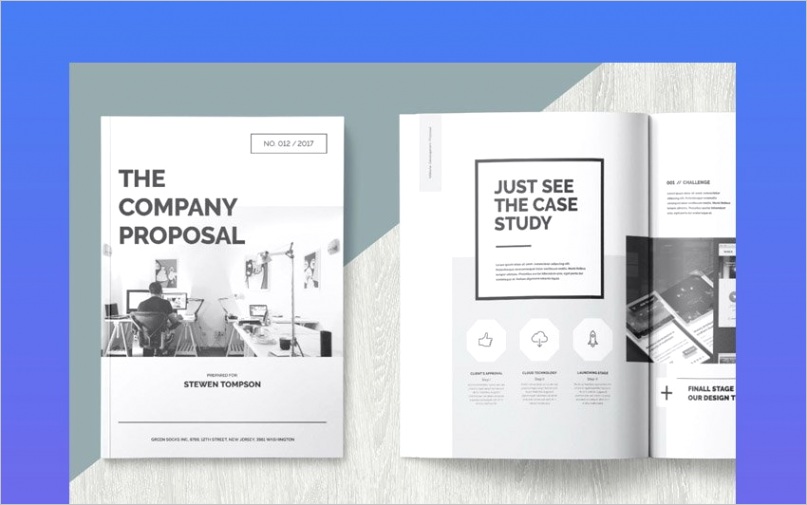graphic design branding project proposal templates cms