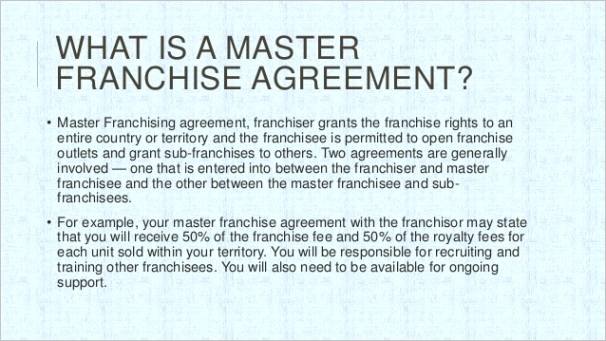 master franchise agreement ref=&smtNoRedir=1