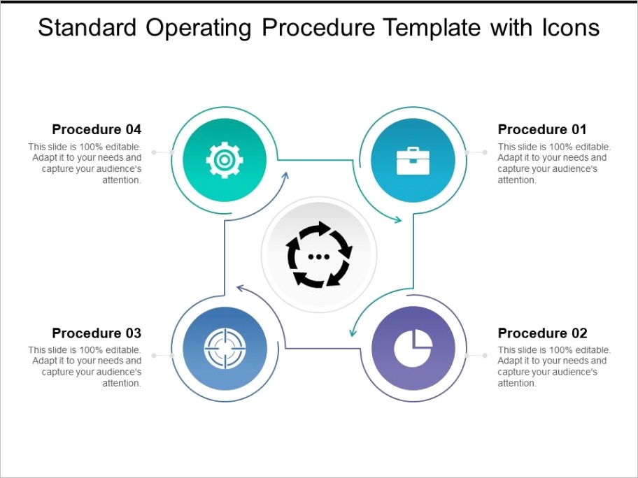 standard operating procedure template with iconsml
