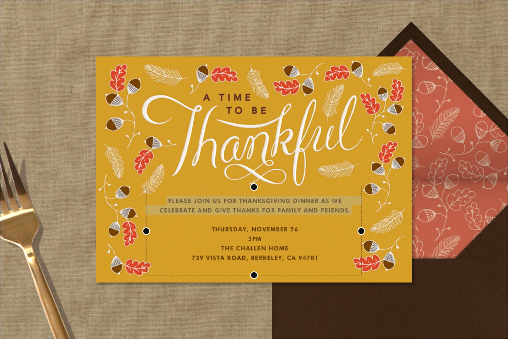 thanksgiving invitation wording and ideas