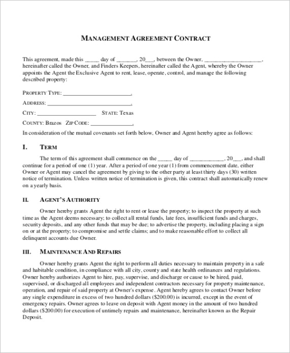 contract management agreementml