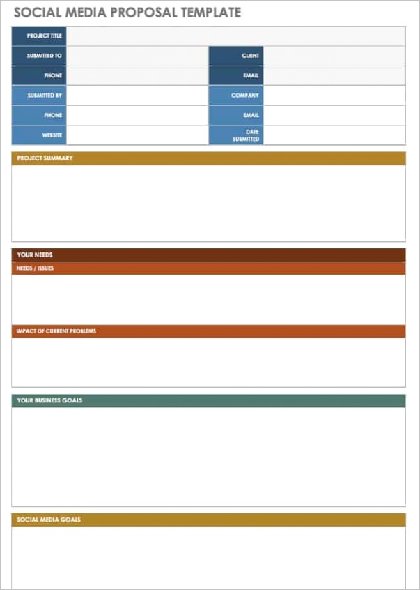 free project proposal templates