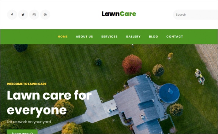 free bootstrap 4 5 lawn care website template lawncare