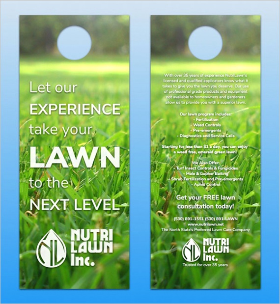 lawn care flyer templates
