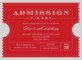 Admission Ticket Template