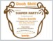 Diaper Party Invitations Templates