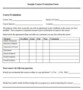 Course Evaluation Form Samples