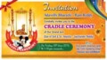 Cradle Ceremony Invitation