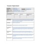 Project Charter Template Word