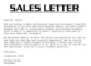 Write A Killing Sales Letter