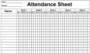 Daily Attendance Sheet Pdf