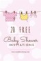 Free Surprise Baby Shower Invitation Templates