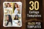 Photo Collage Template Psd