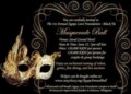 Masquerade Birthday Invitations Templates