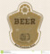 Blank Beer Label Template