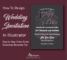 Adobe Illustrator Wedding Invitation Template
