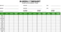 Free Timesheet Templates For Excel