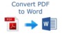 Converting A Document From Pdf To Word