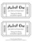 Fundraiser Tickets Template Free