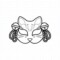 Printable Cat Mask Template