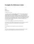 Immigration Character Reference Letter Examples