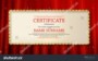 Theatre Achievement Certificate Template
