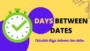 Calculate No Of Days Between Two Dates