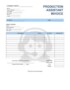 Production Assistant Invoice